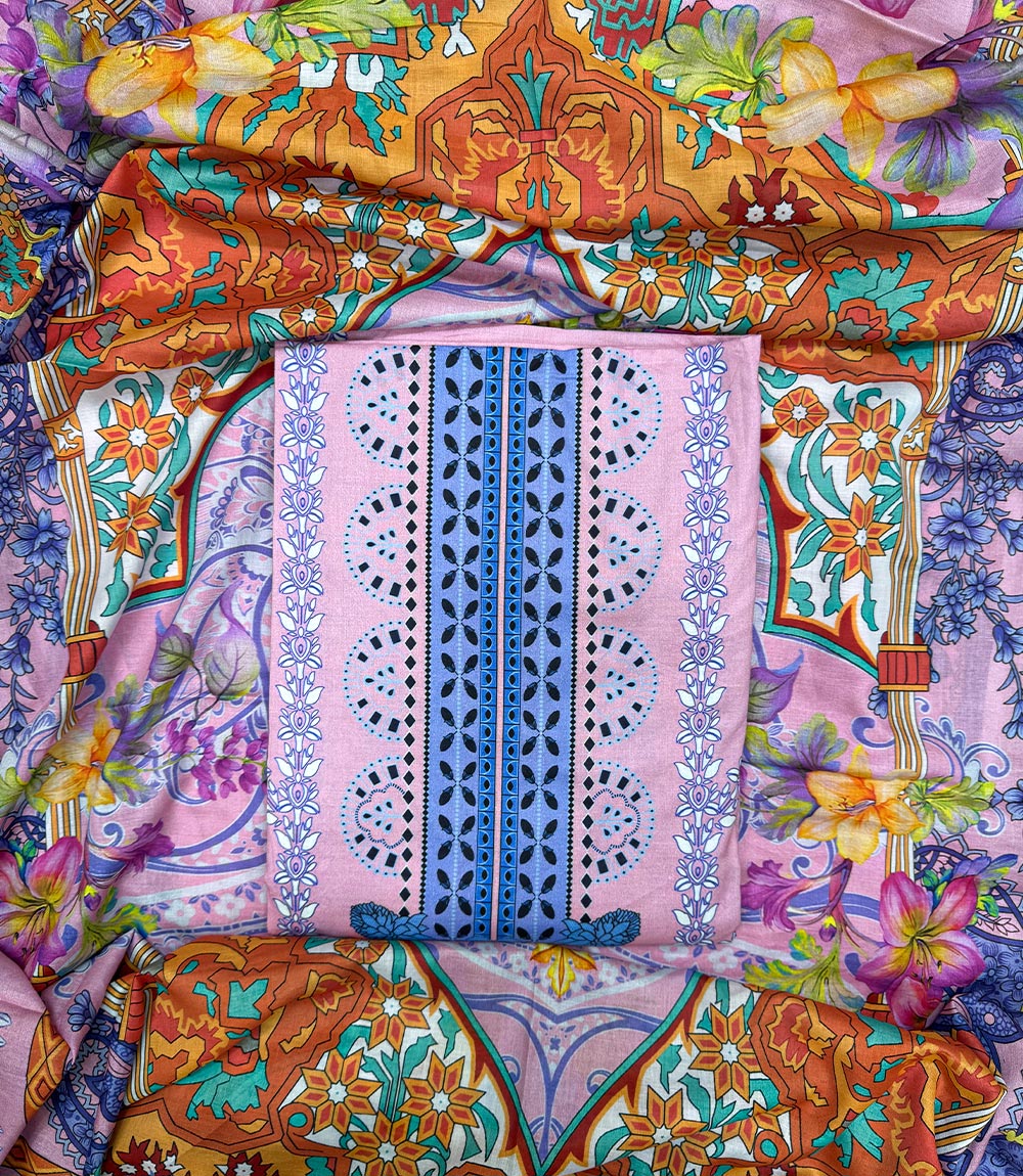 Charizma Catalogue's Swiss Voile Unstitched Dress