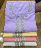 Indian Luxury Chiffon Party Dress (4 colors)