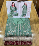 Pakistani Akasha Catalogue's Indian Luxury Chiffon Party Dress (3 Colors)