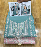 Tawakkal Catalogue's Indian Luxury Chiffon Party Dress (2 colors)